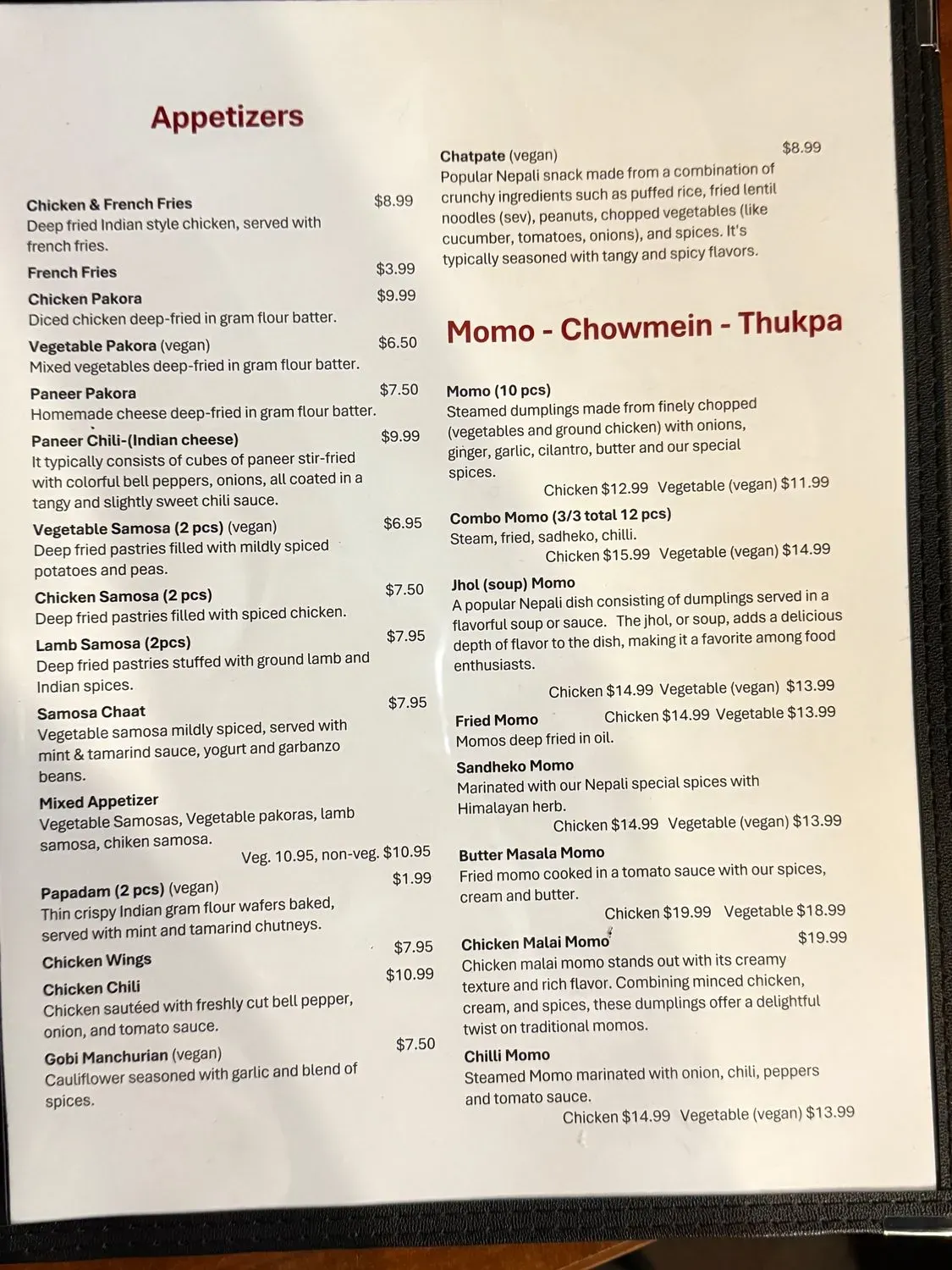 Menu 3