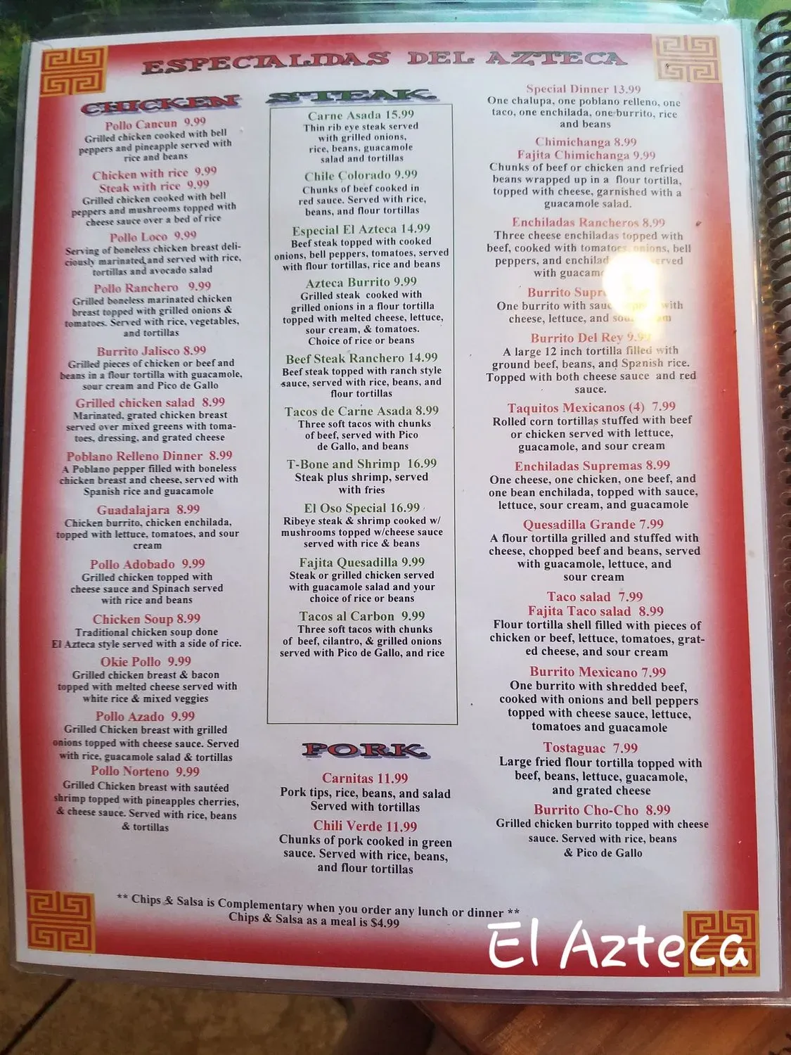 Menu 3