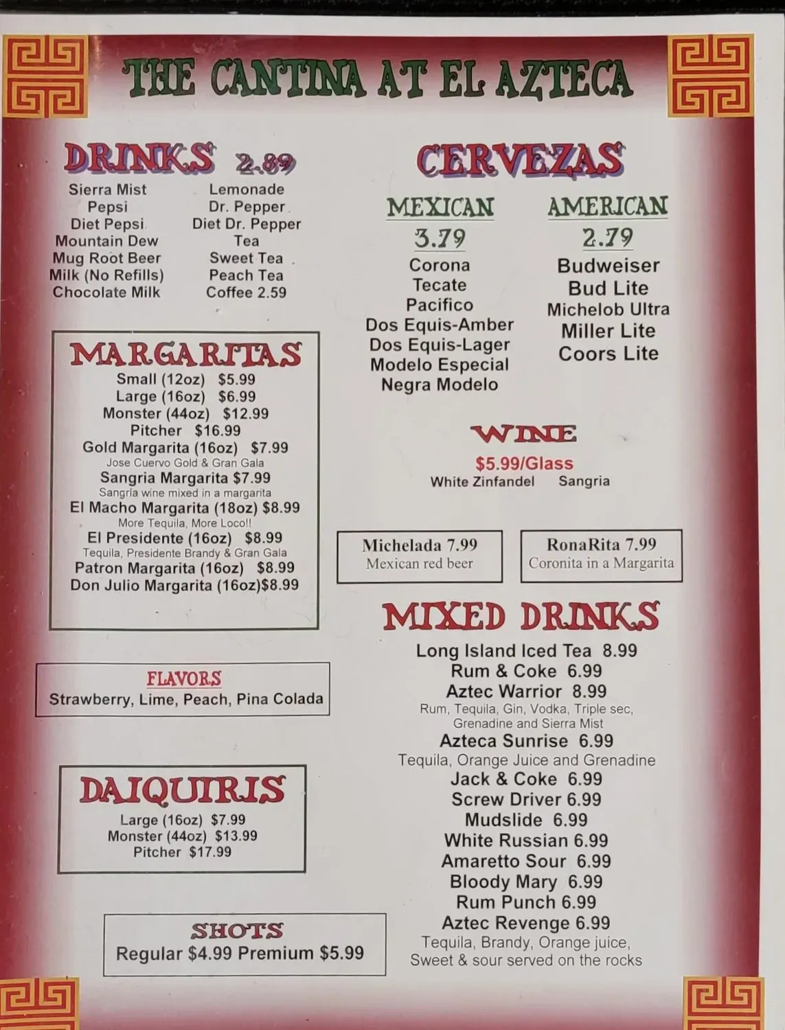 Menu 2