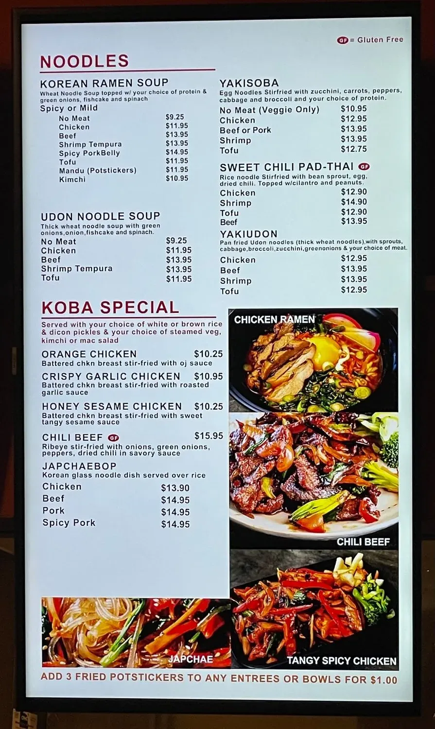 Menu 2