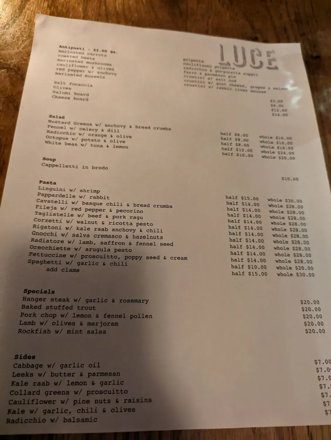 Menu 6