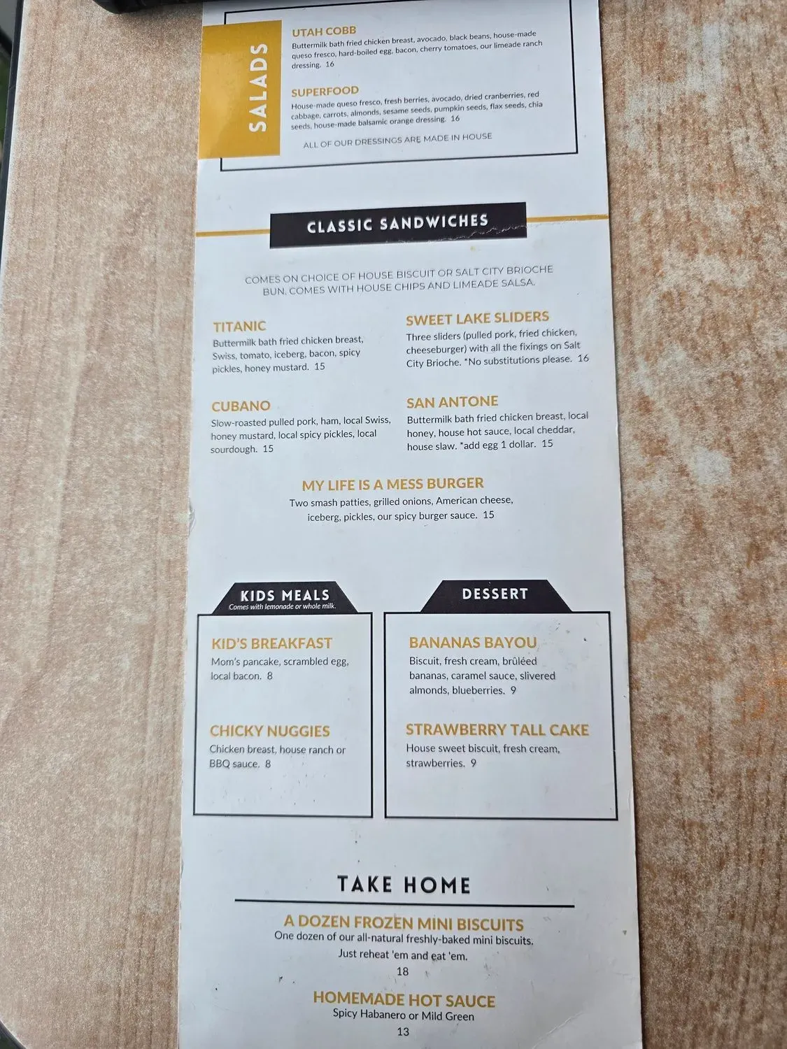 Menu 2