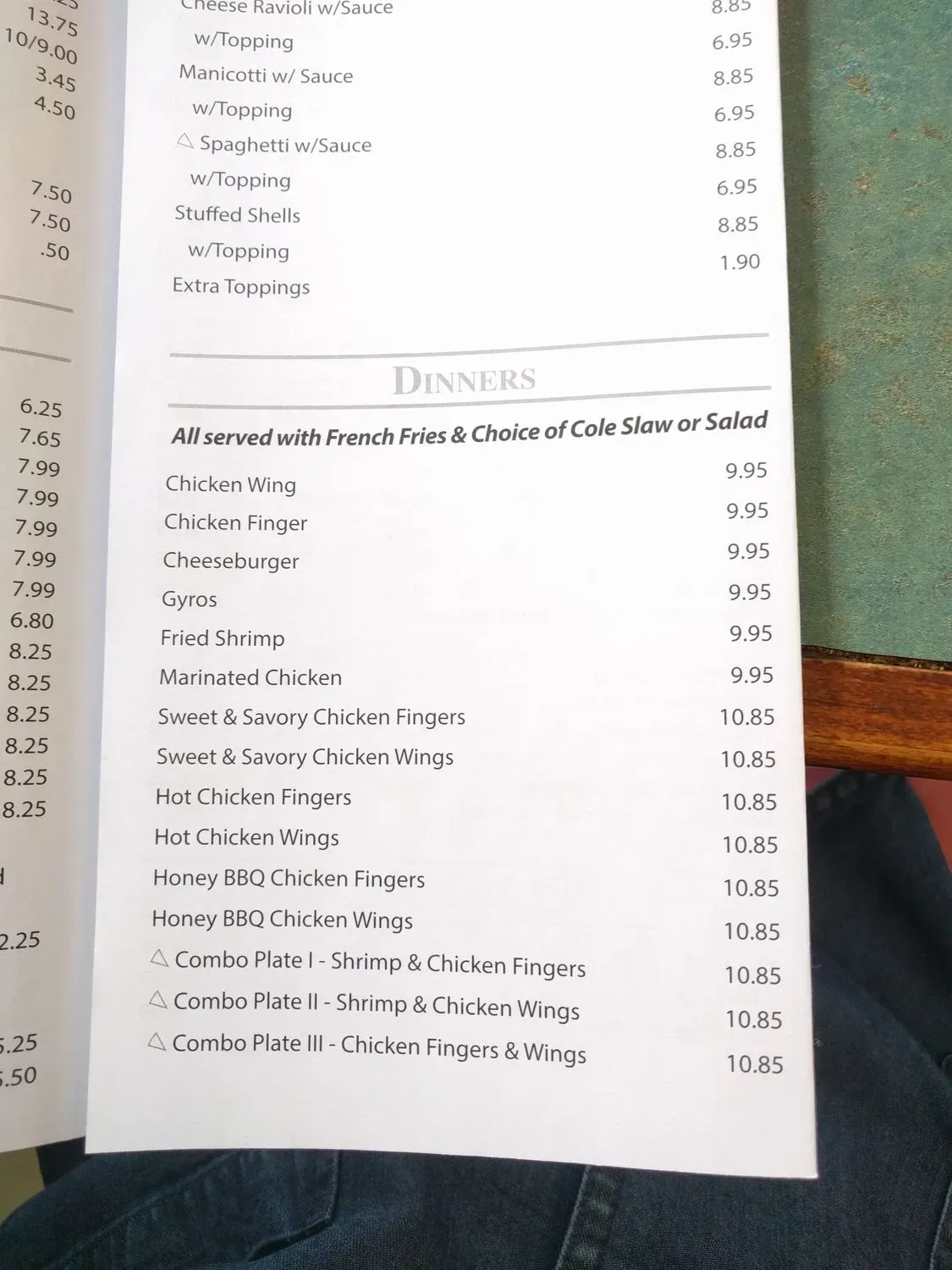 Menu 2