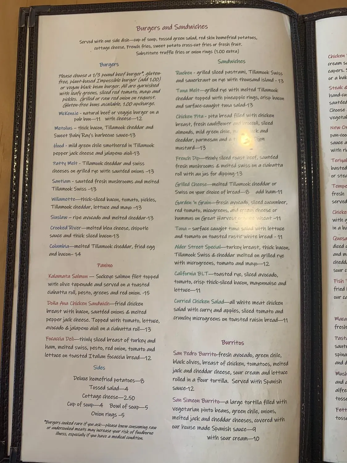 Menu 2