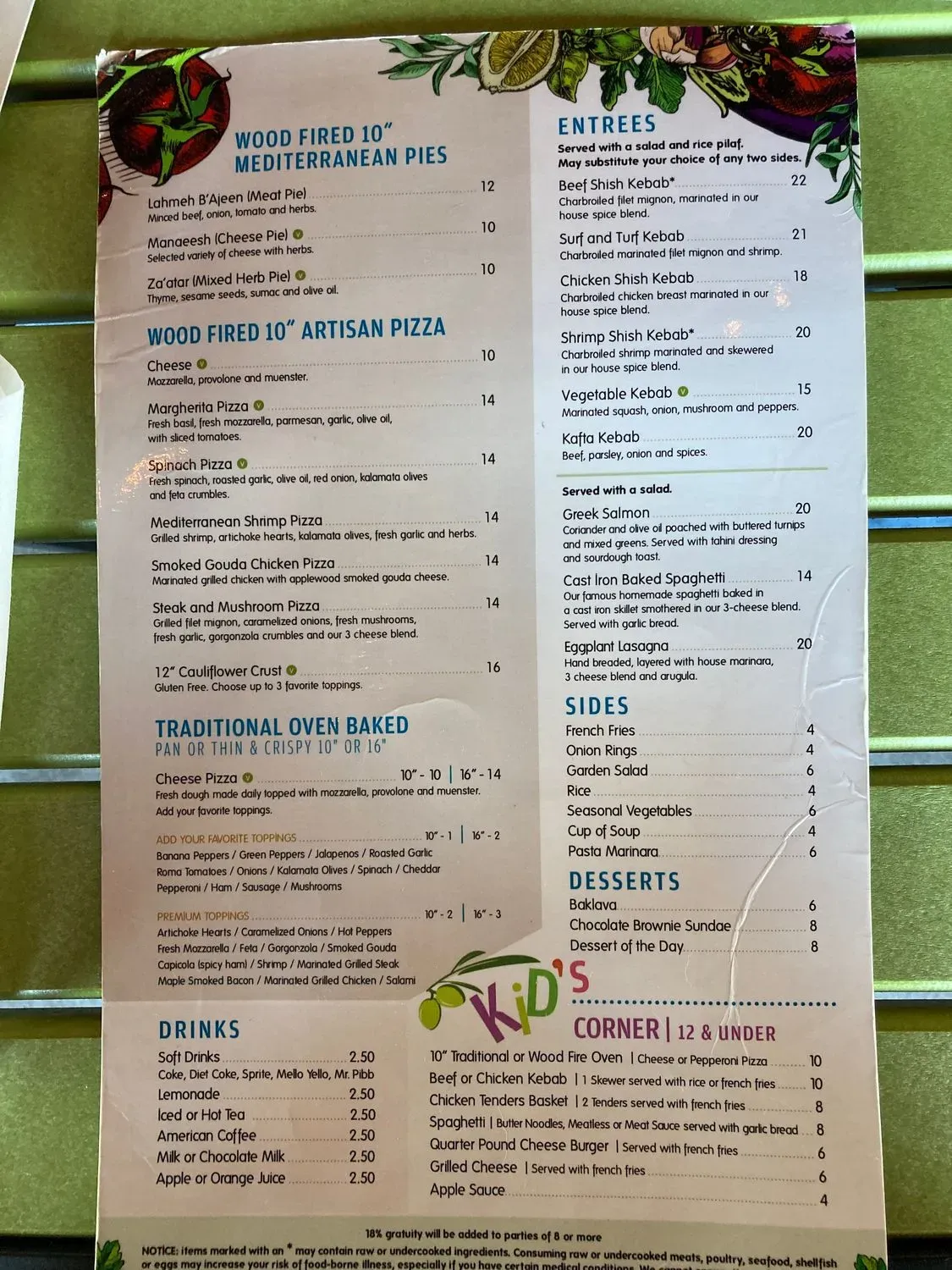 Menu 4