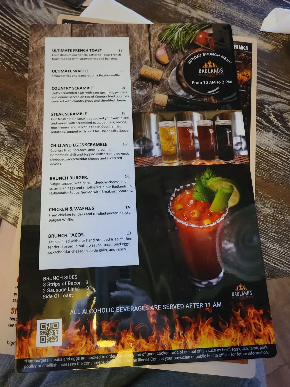 Badlands Restaurant and Bar Menu - Updated October 2025