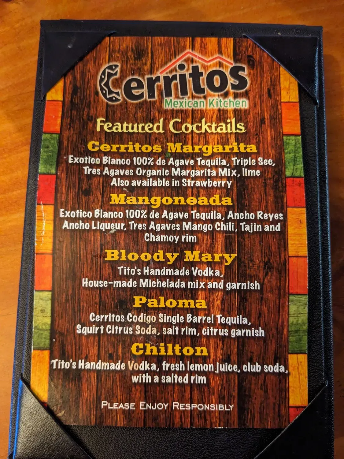 Menu 5