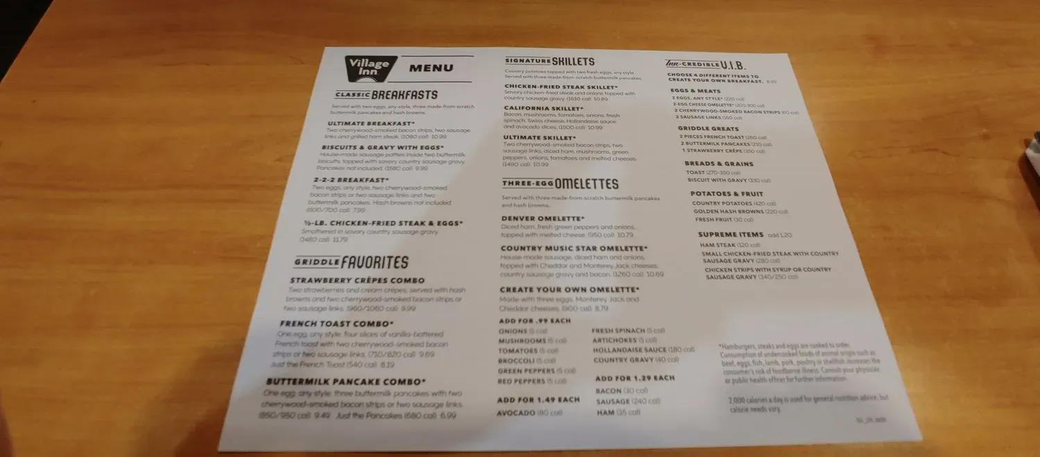 Menu 5