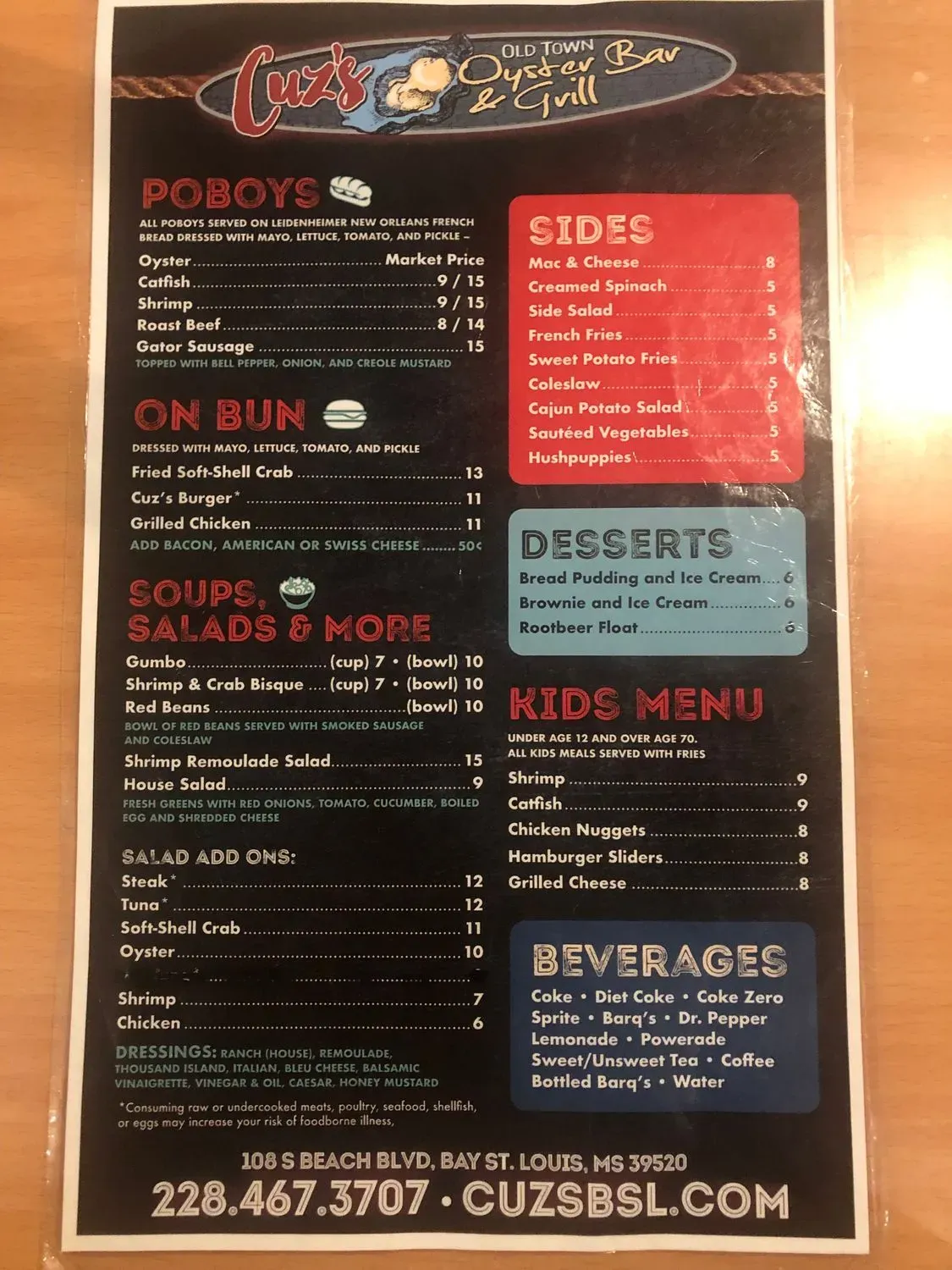 Menu 6