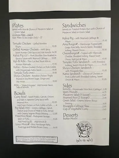 Menu 4