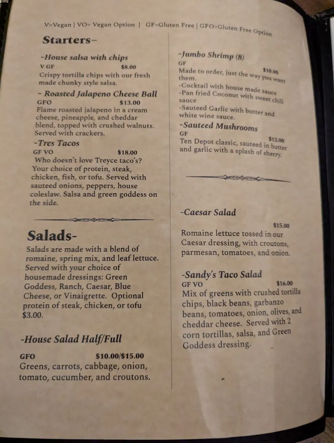 Menu 2