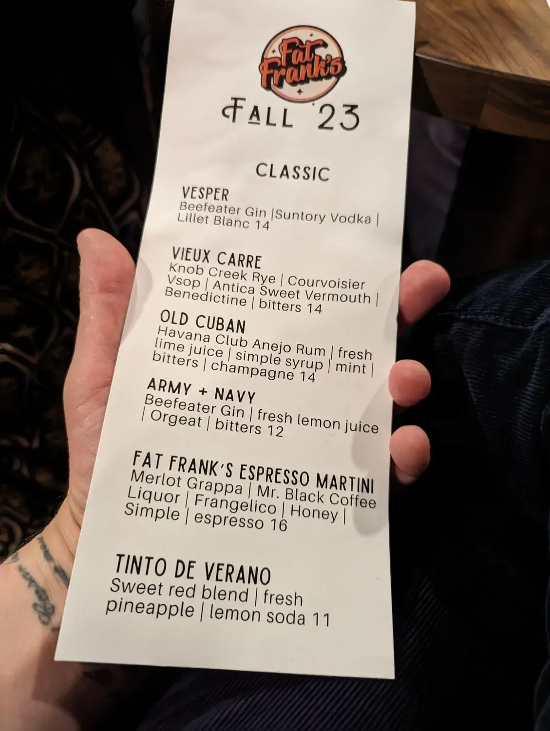 Menu 4