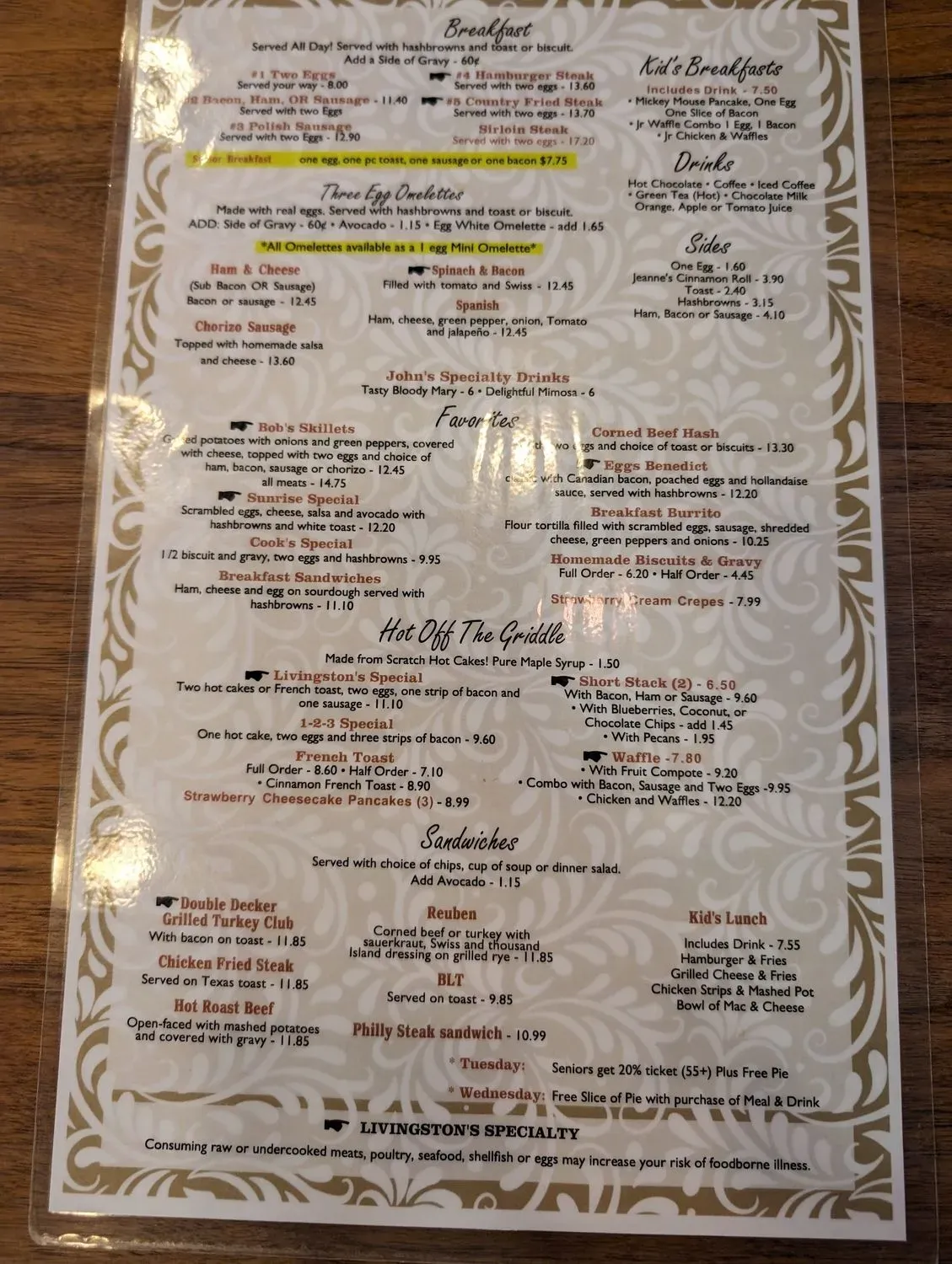 Menu 6