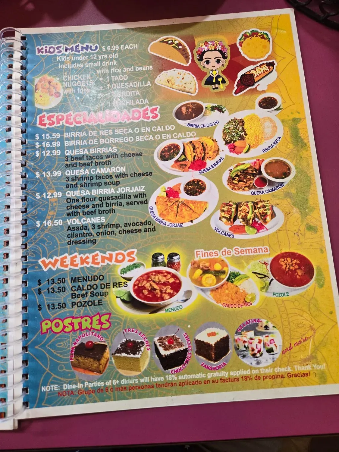 Menu 2