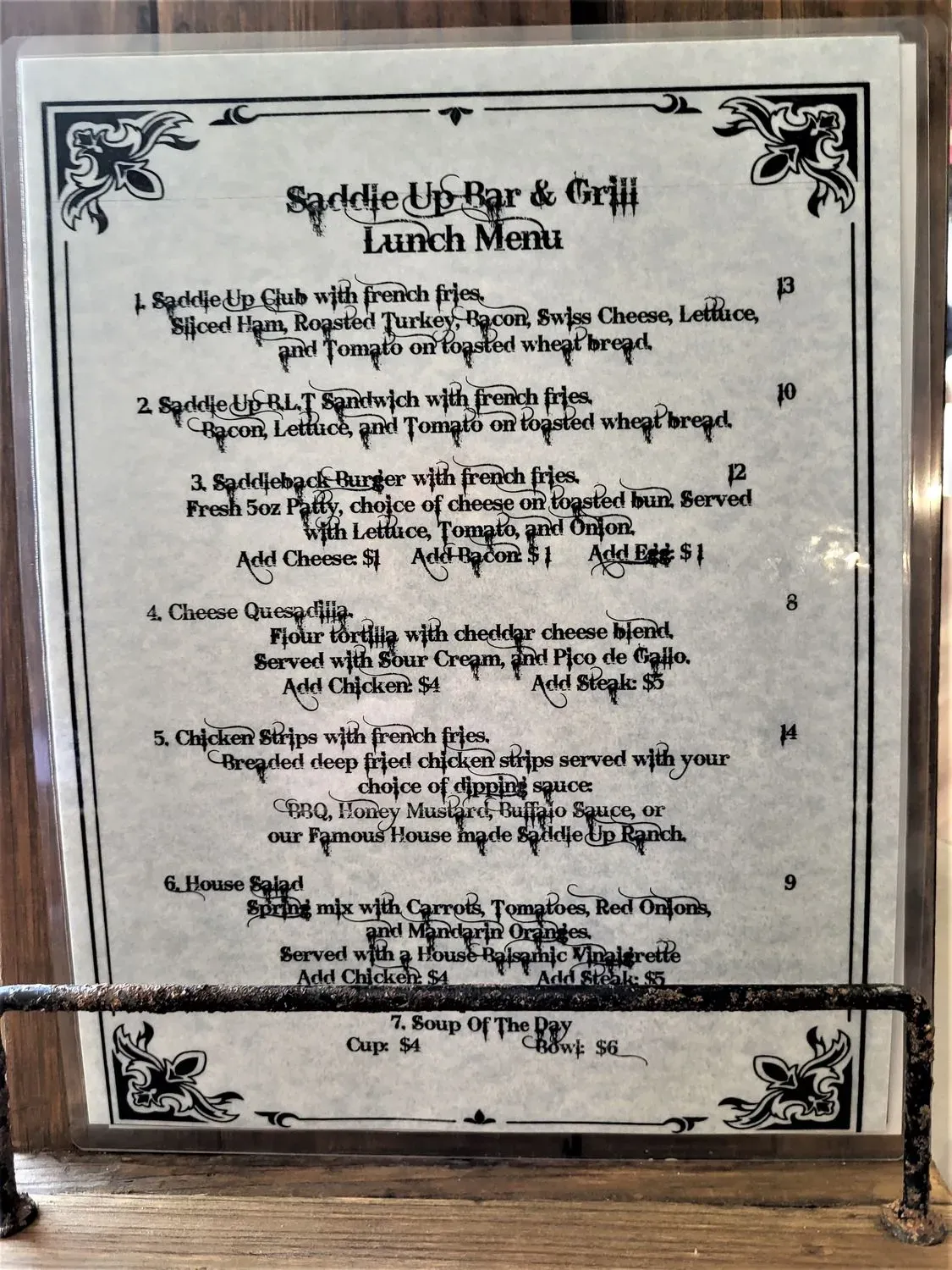 Menu 2