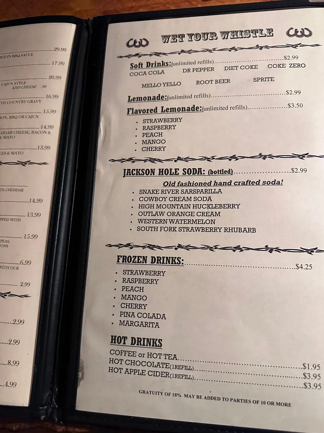 Prairie Schooner Steak House Menu - Updated October 2025