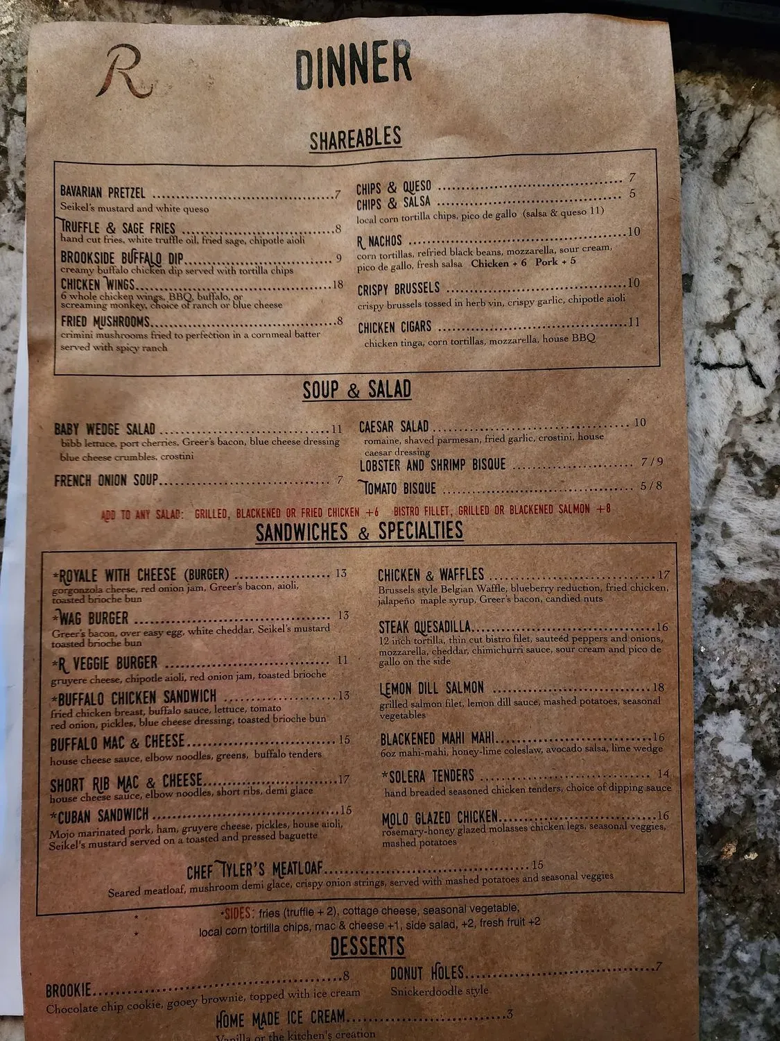 Menu 3