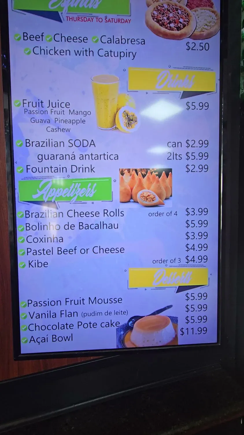 Menu 2