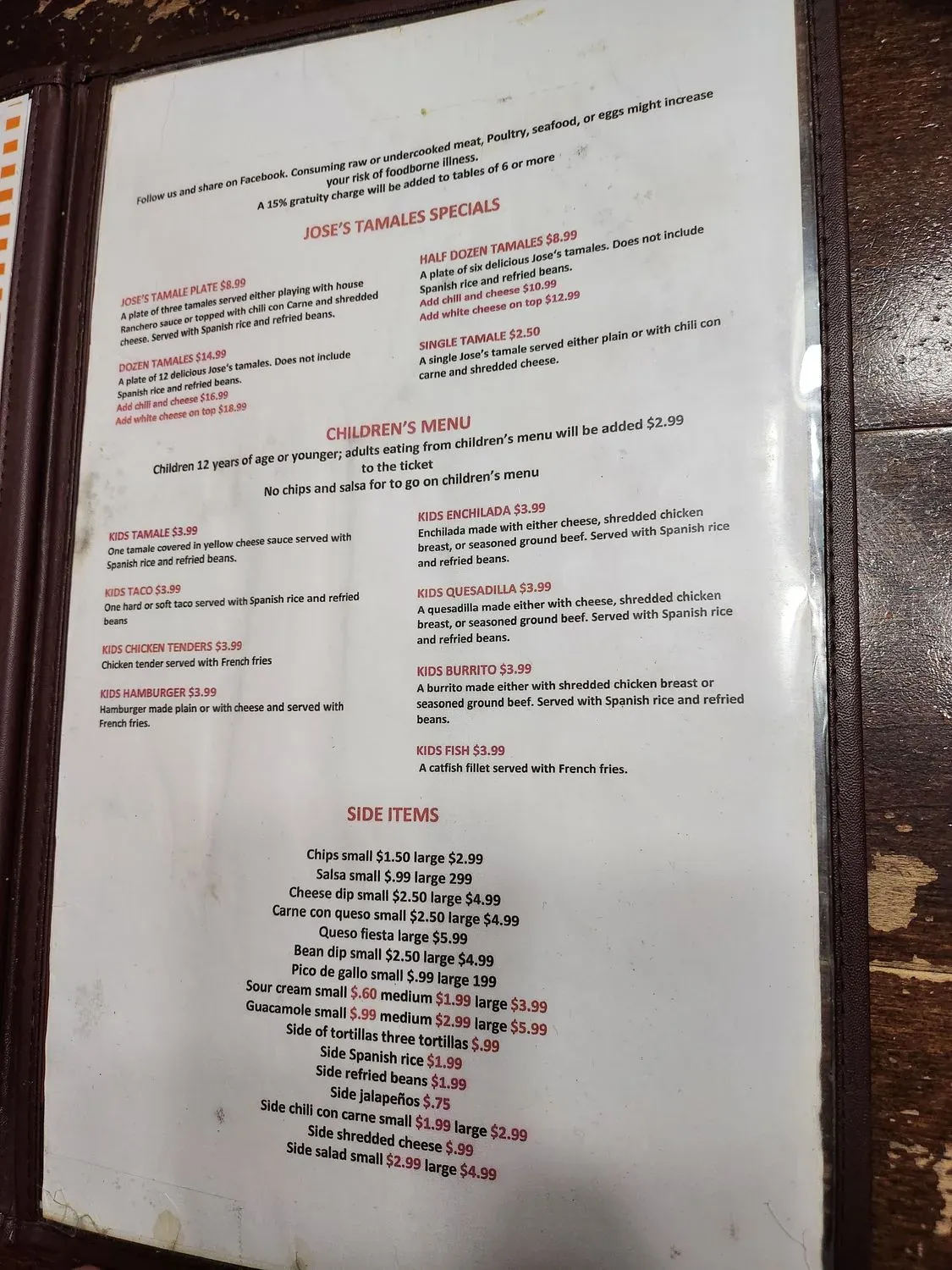 Menu 2