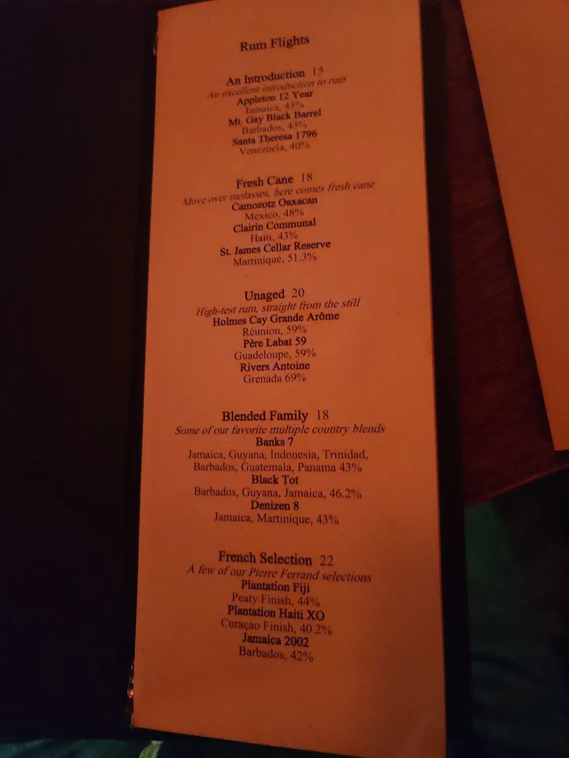 Menu 6