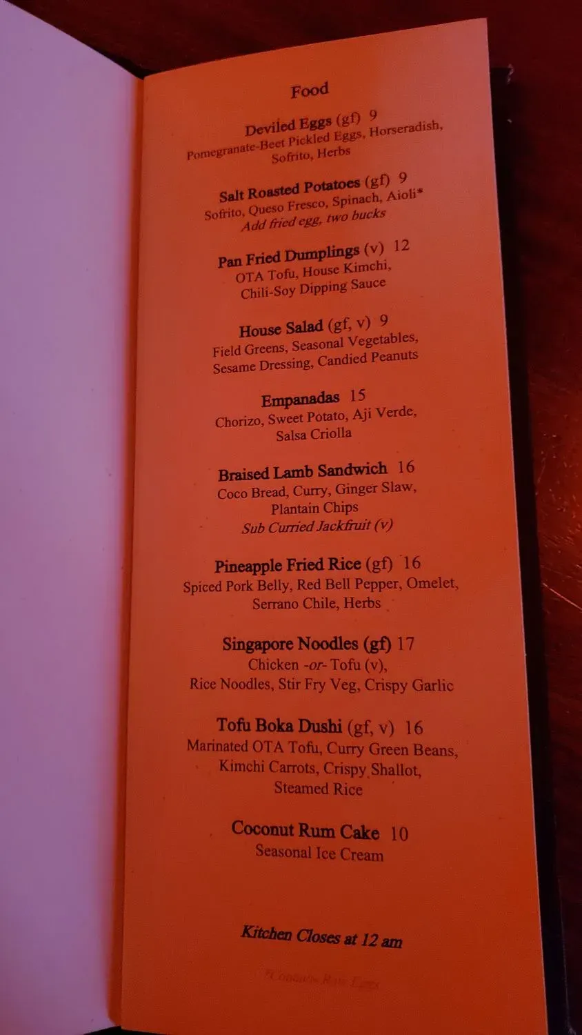 Menu 2