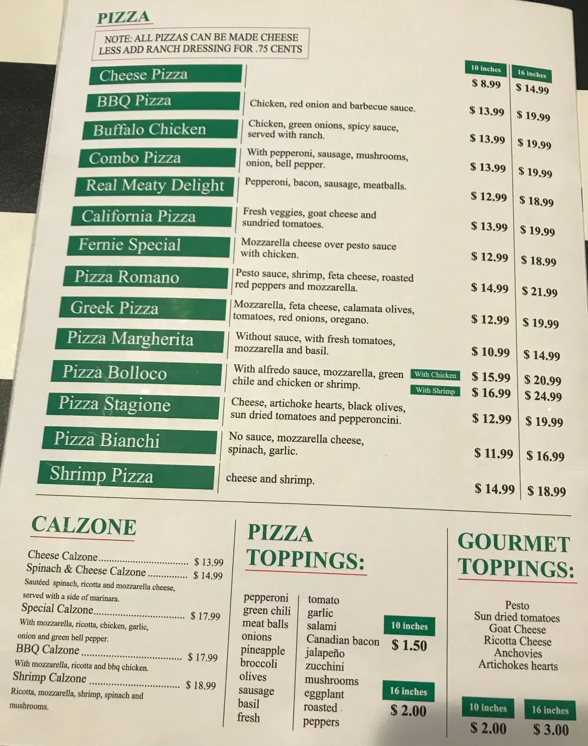 Menu 4