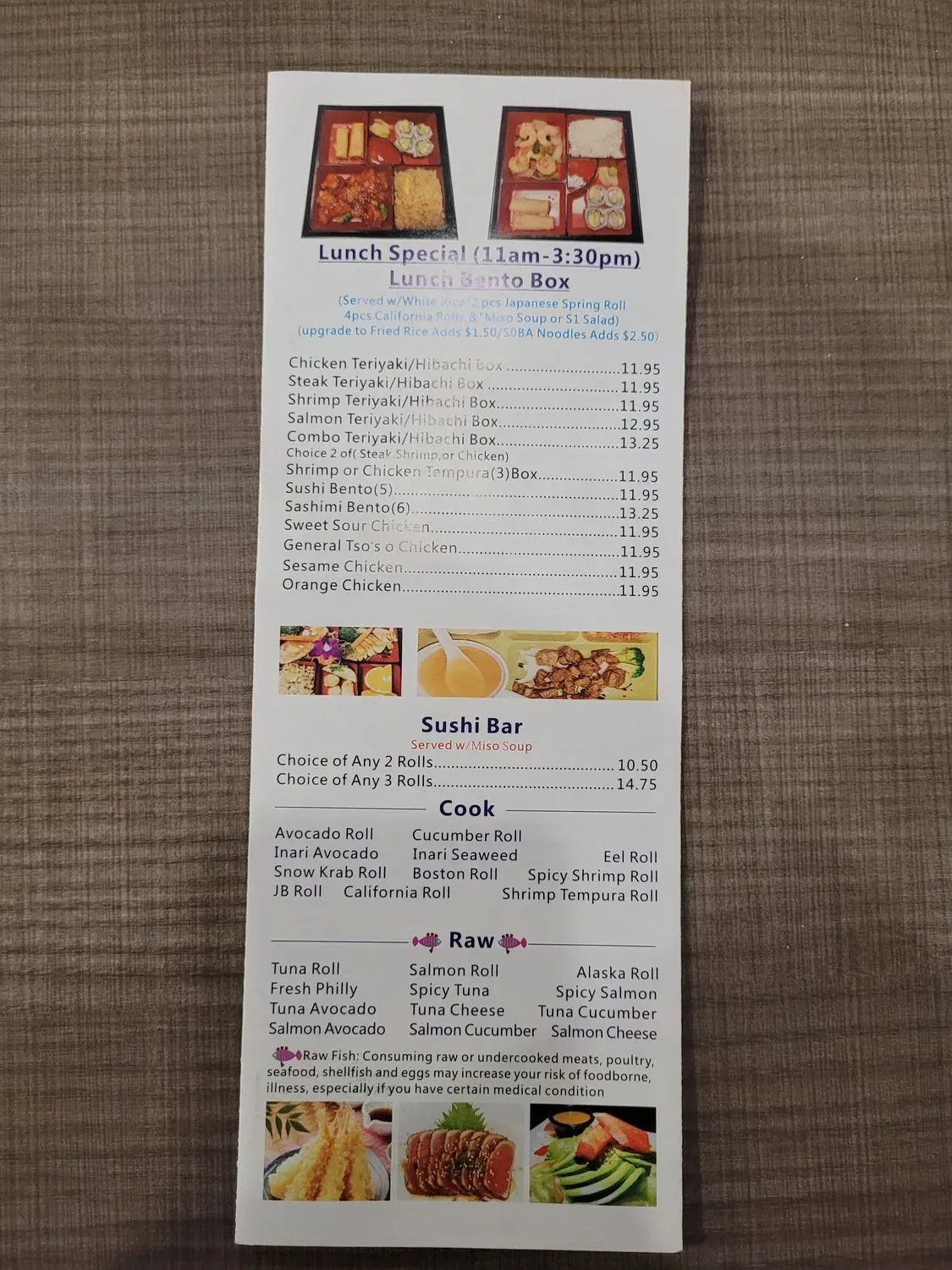 Menu 2