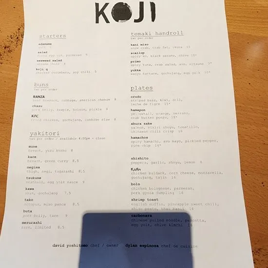 Menu 2