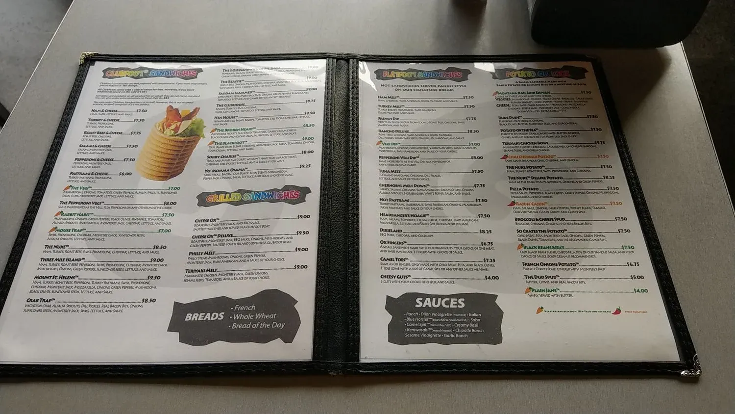 Staggering Ox Restaurant - Billings Menu - Updated October 2025