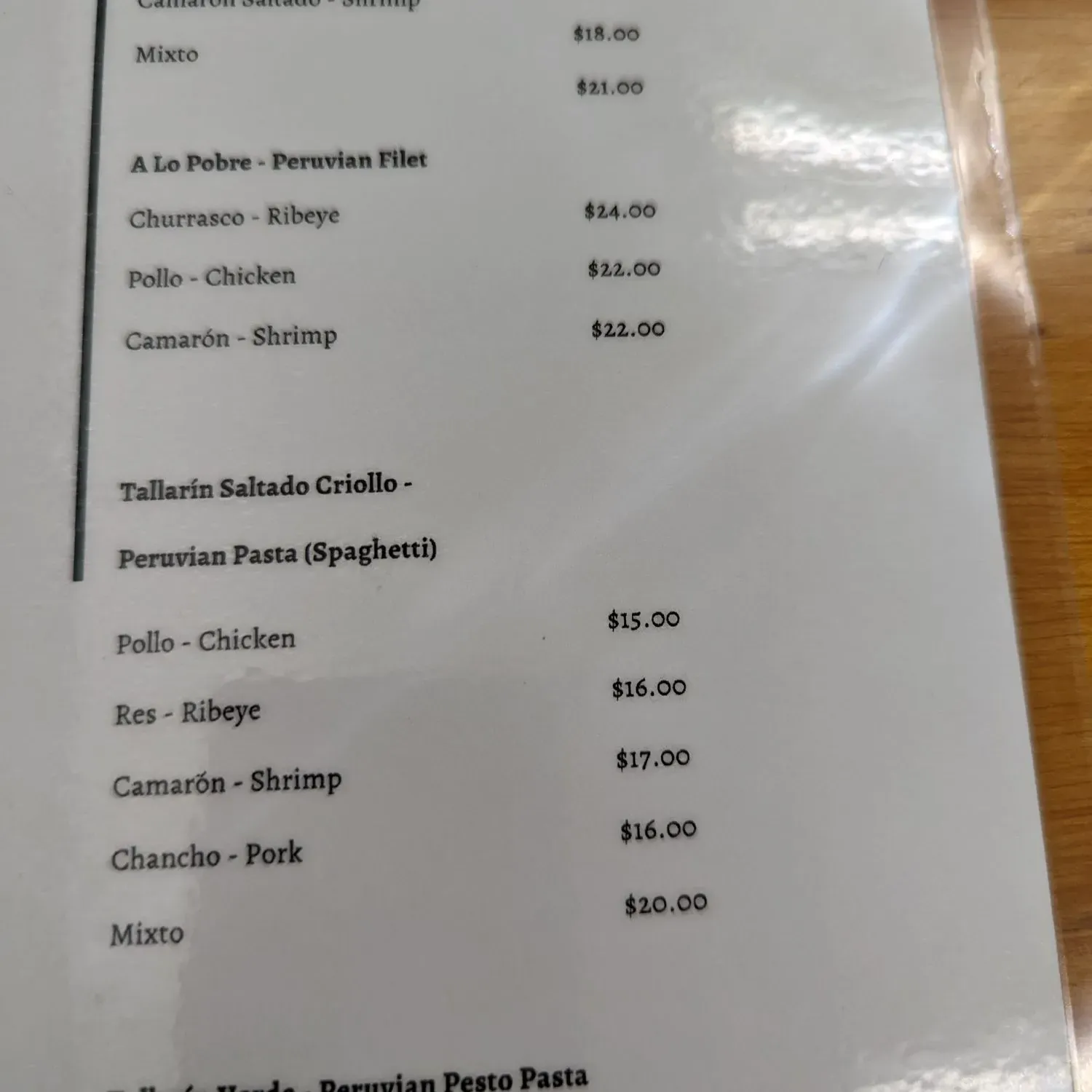 Menu 3