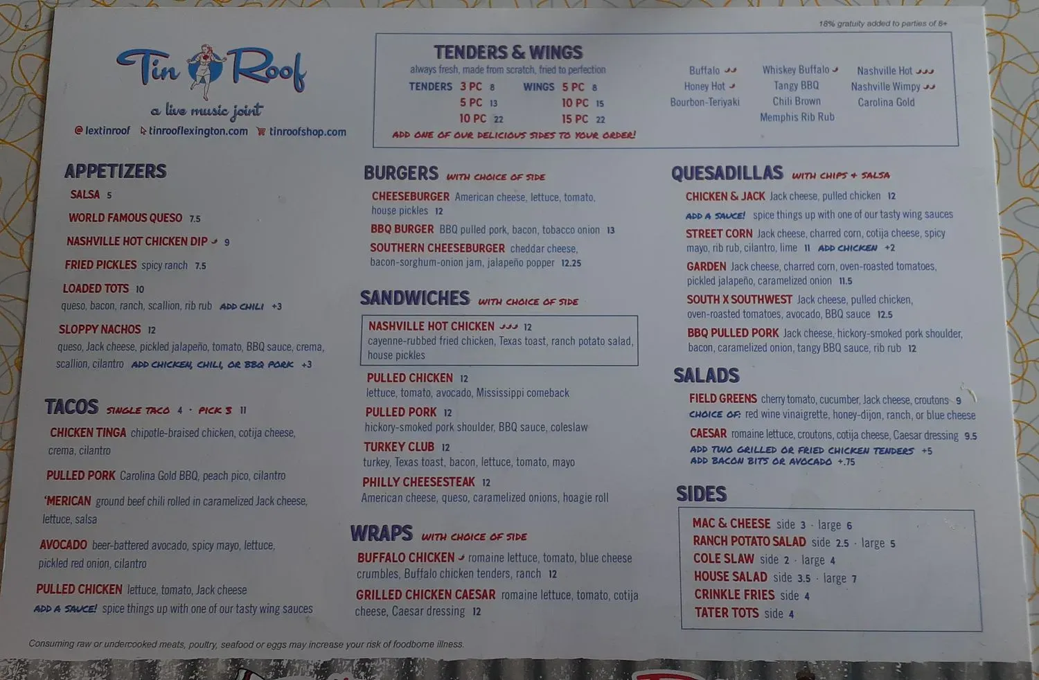 Menu 2