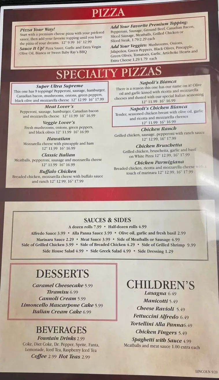 Menu 2