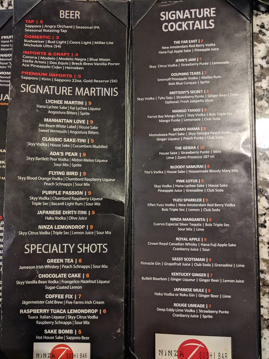 Menu 6