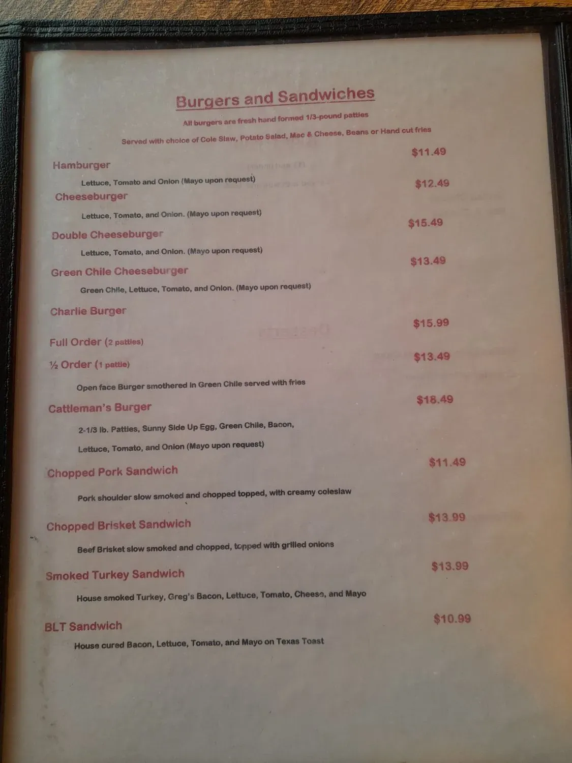 Menu 3