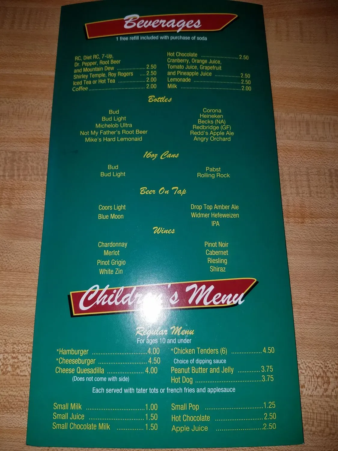 Menu 2