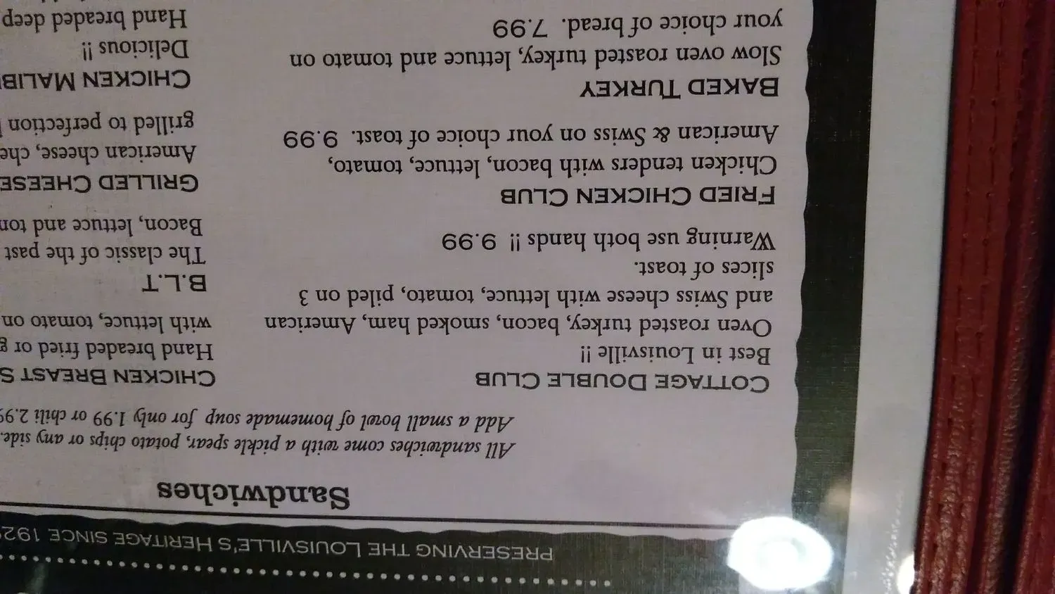 Menu 6