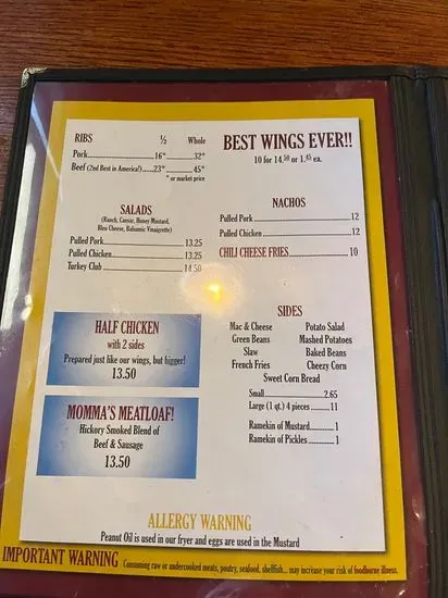 Menu 6