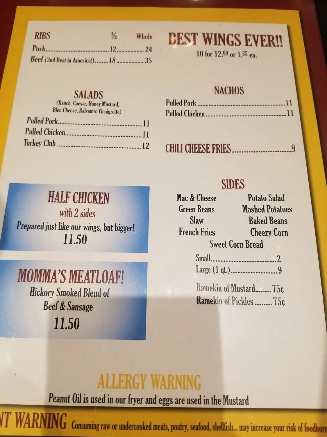 Menu 5