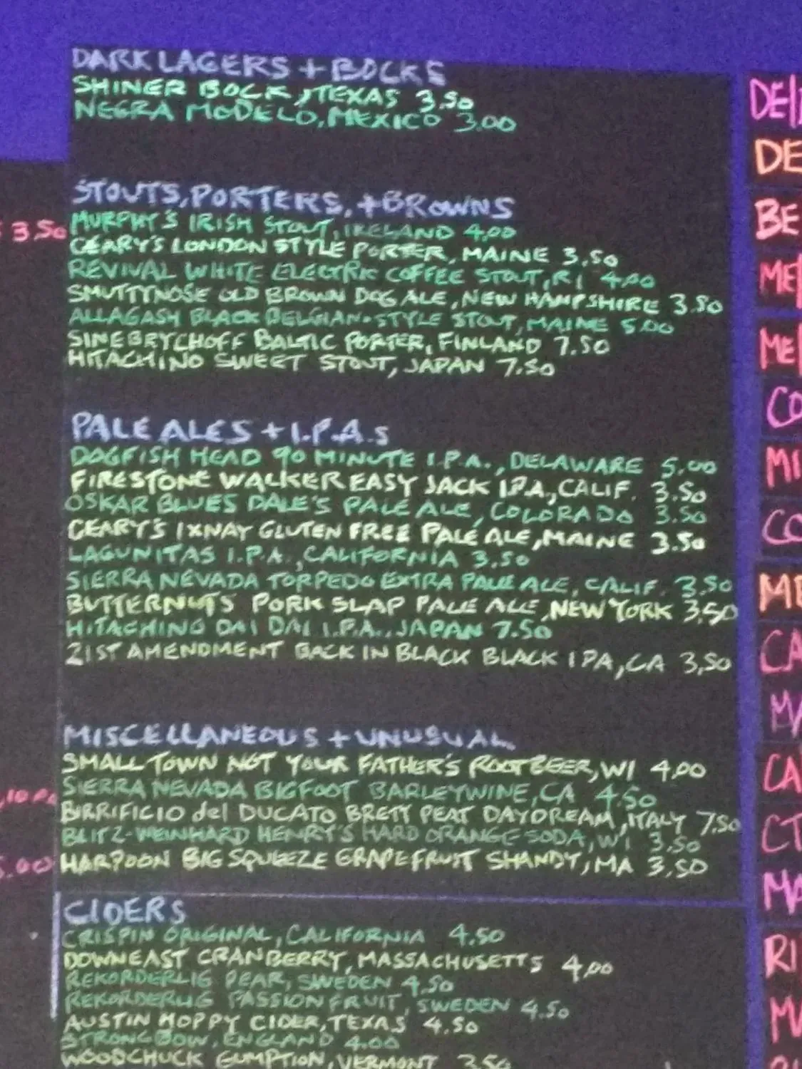 Menu 3