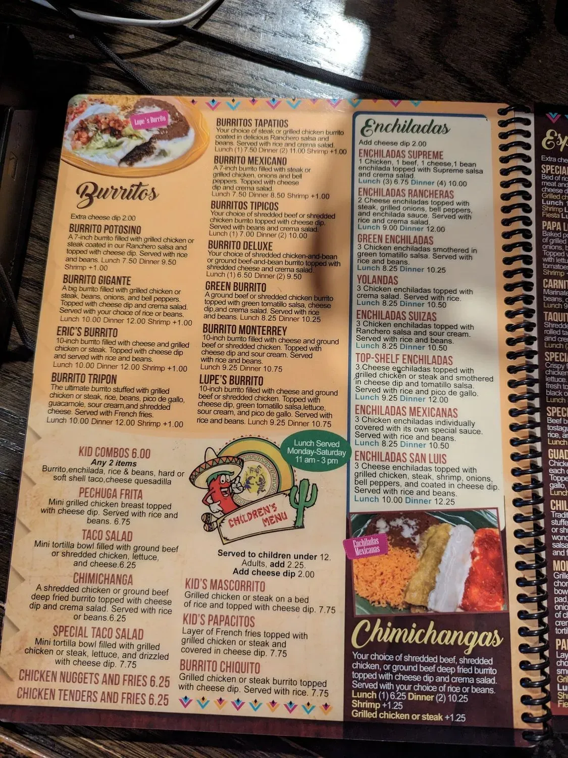 La Potosina Menu - Updated October 2025