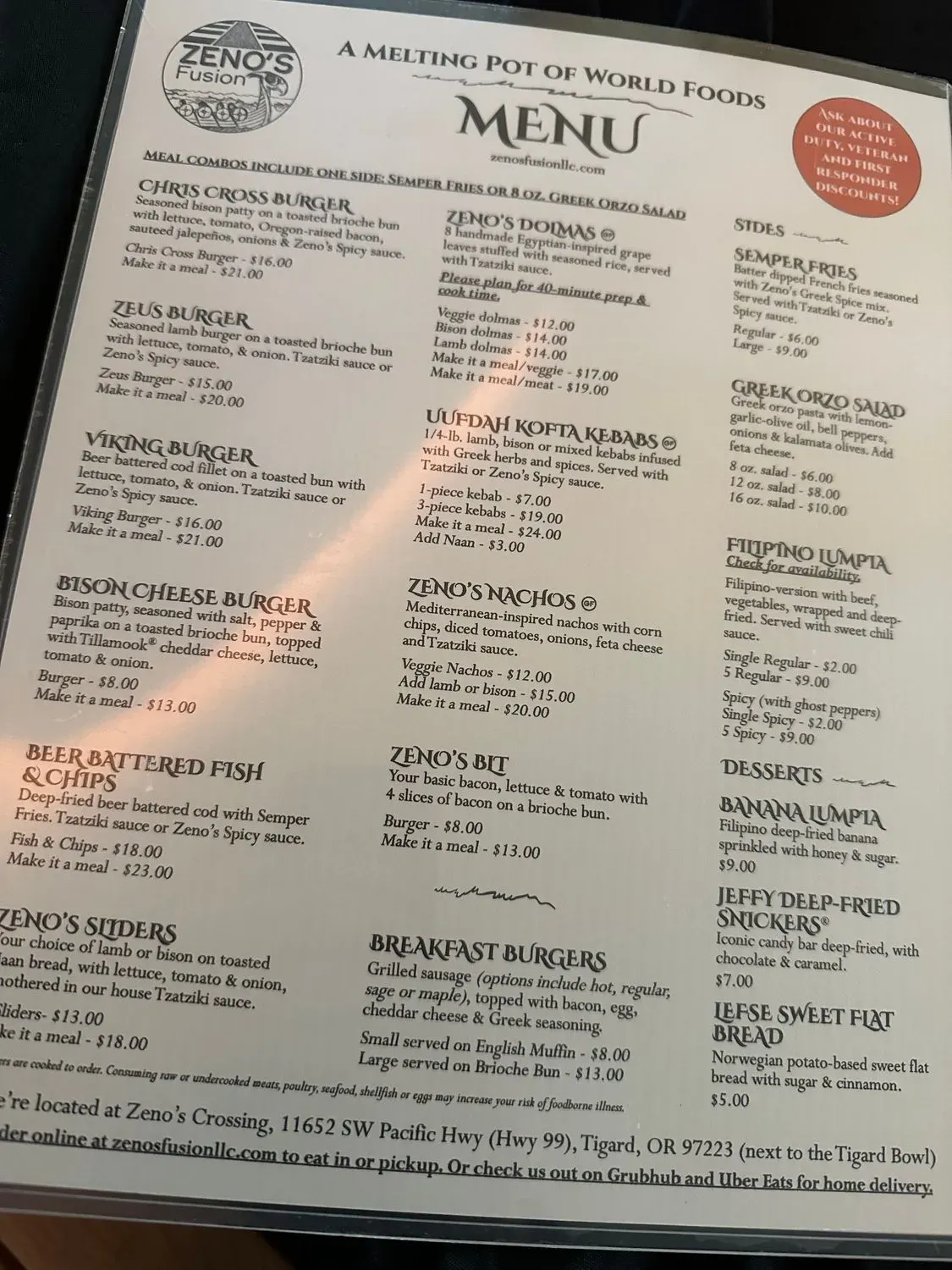 Menu 4