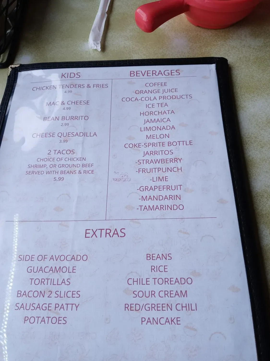 Menu 6