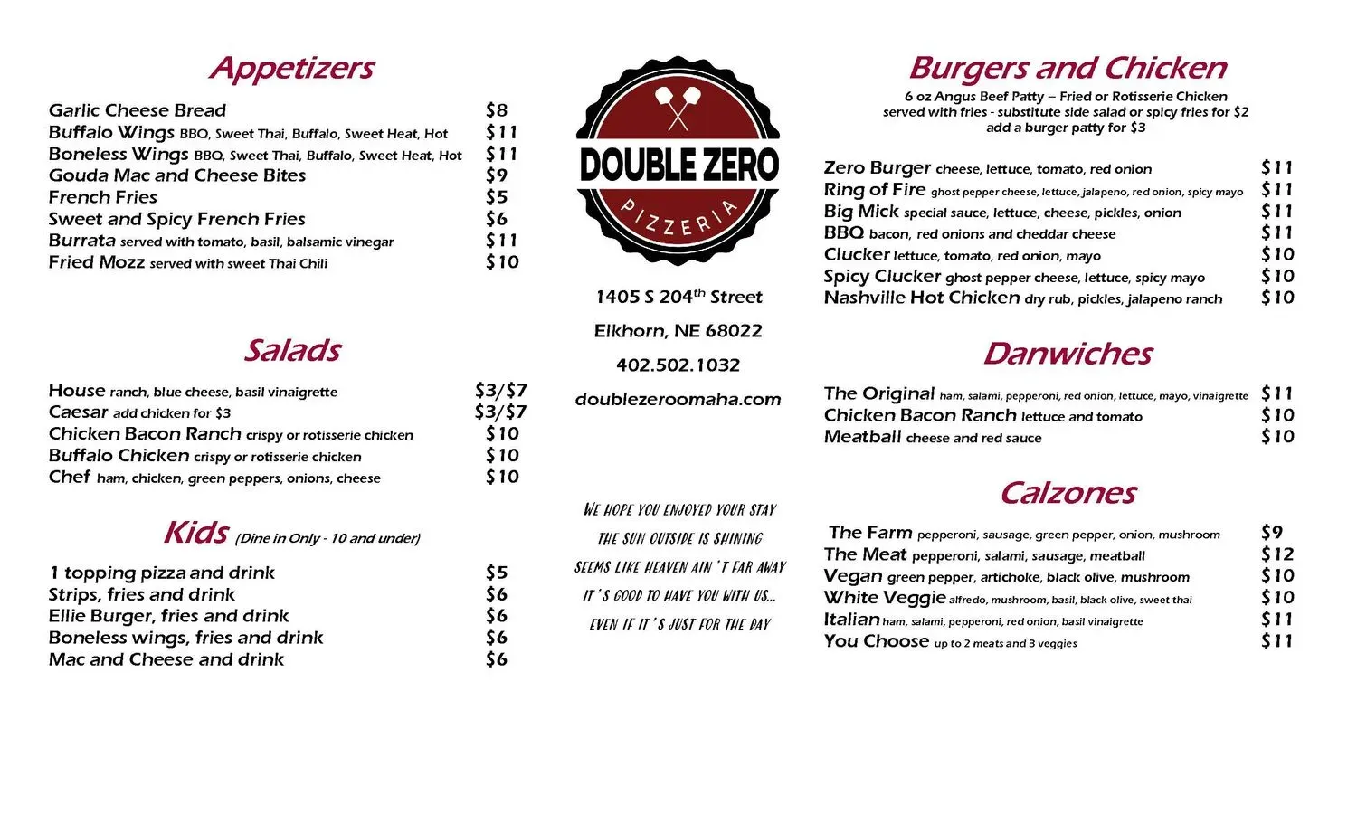 Menu 4