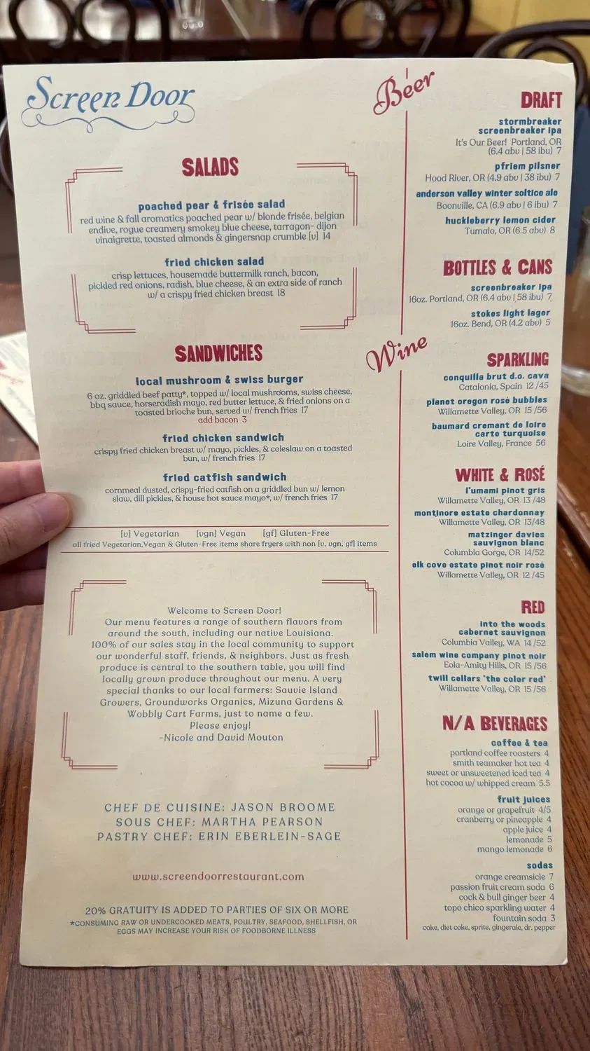 Menu 5