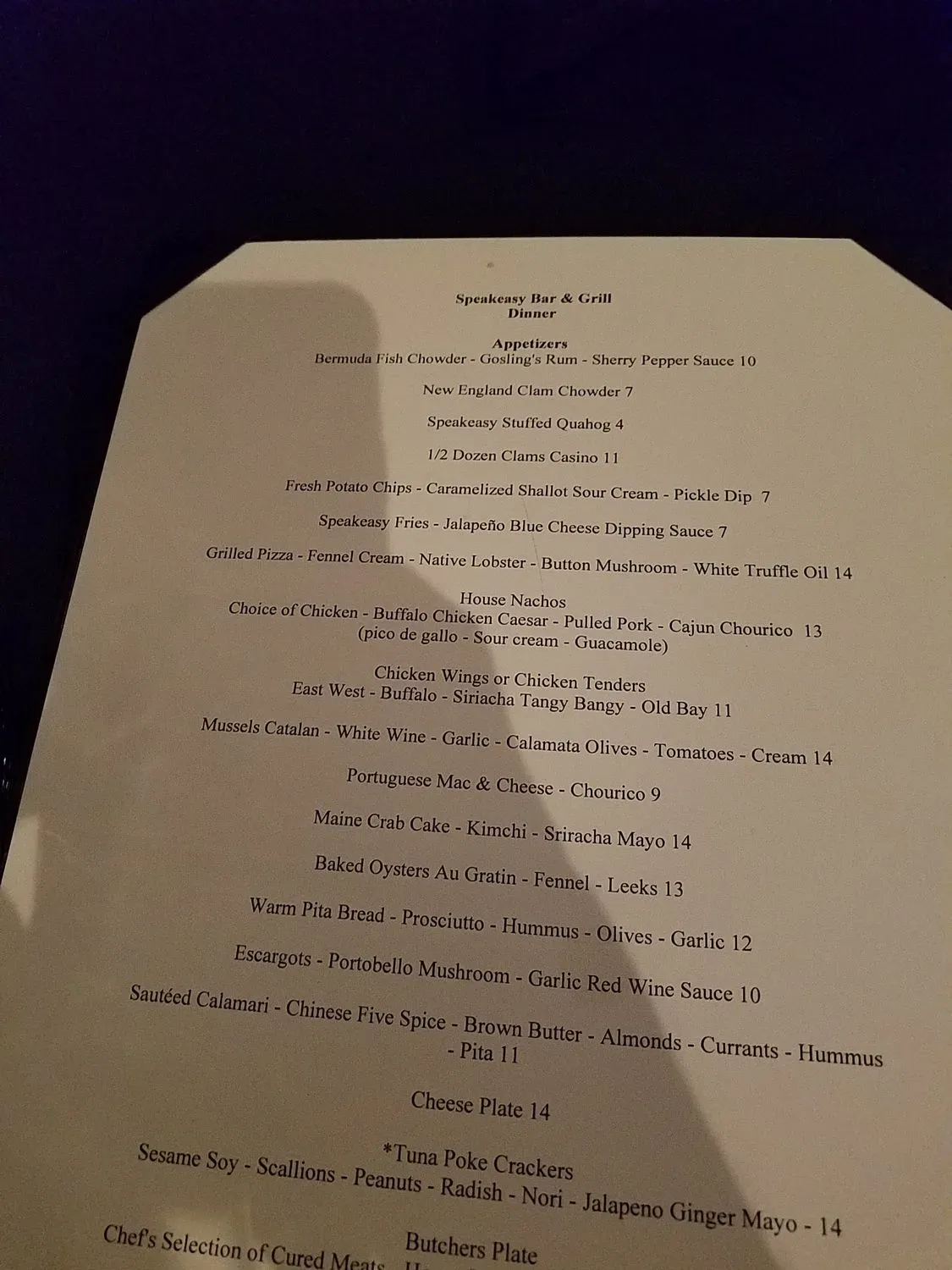 Menu 4