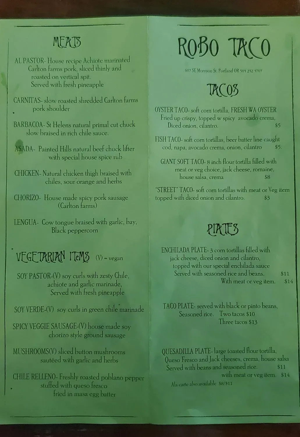 Menu 2