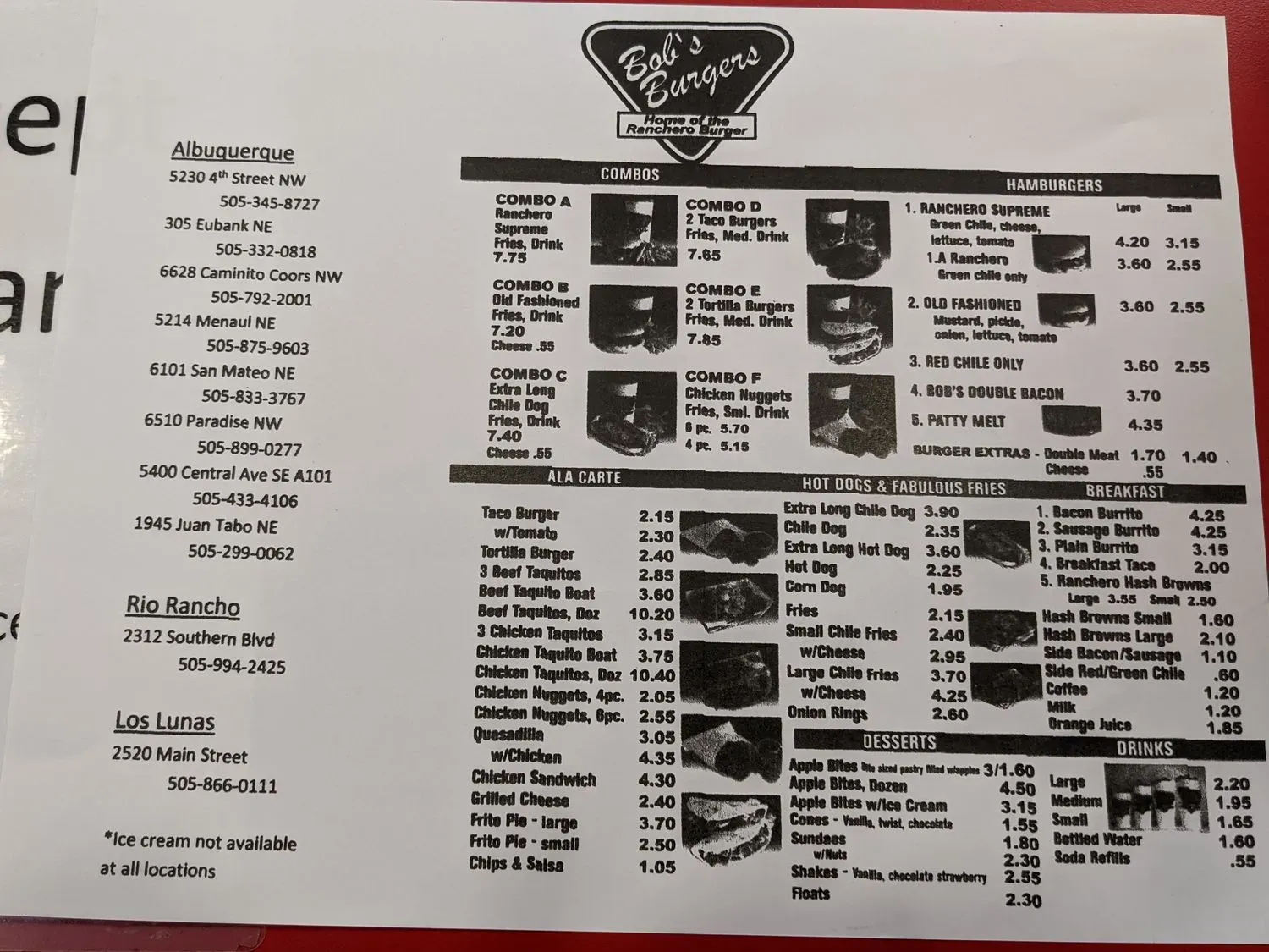 Menu 2