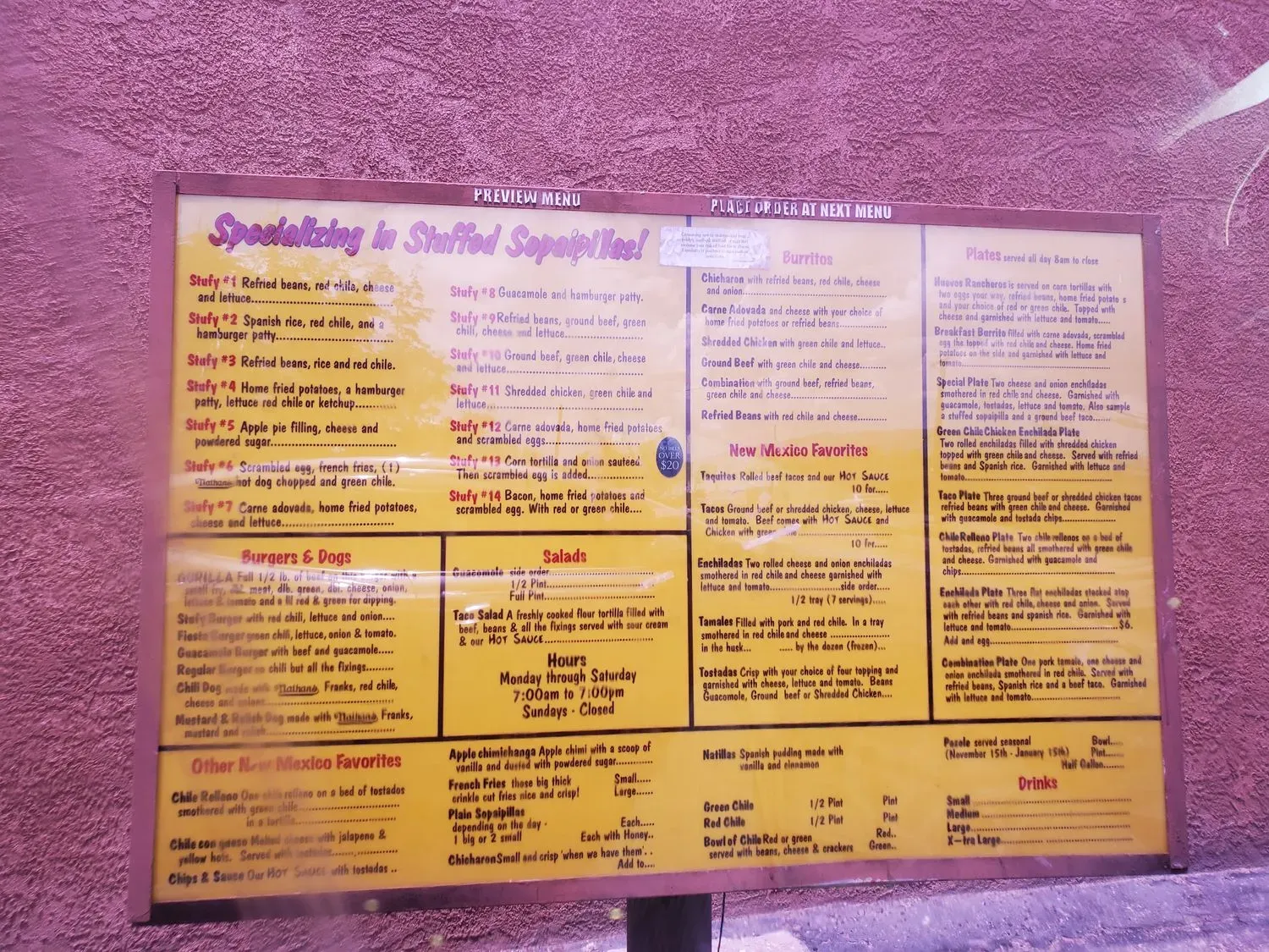 Menu 2