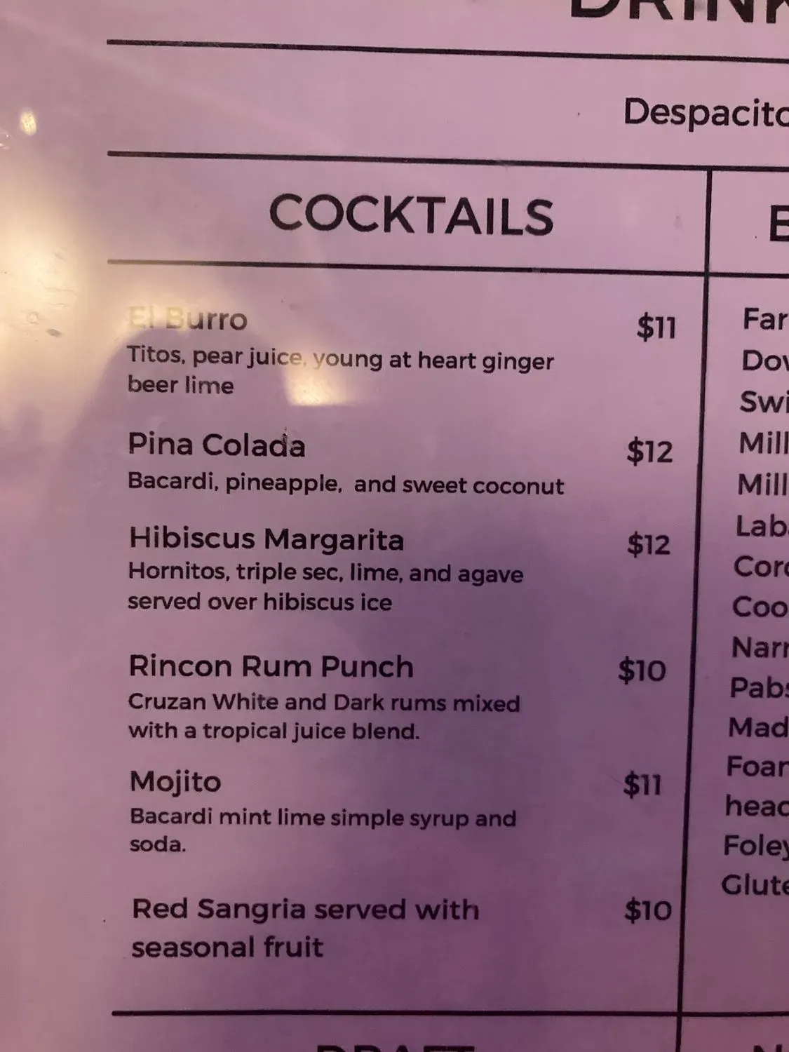 Menu 6