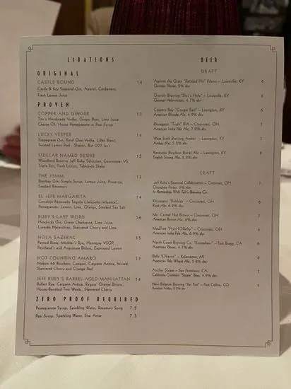 Menu 6